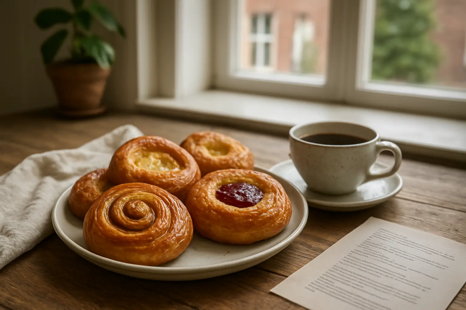 Danish pastries: origins, classic types and how to bake them [year]