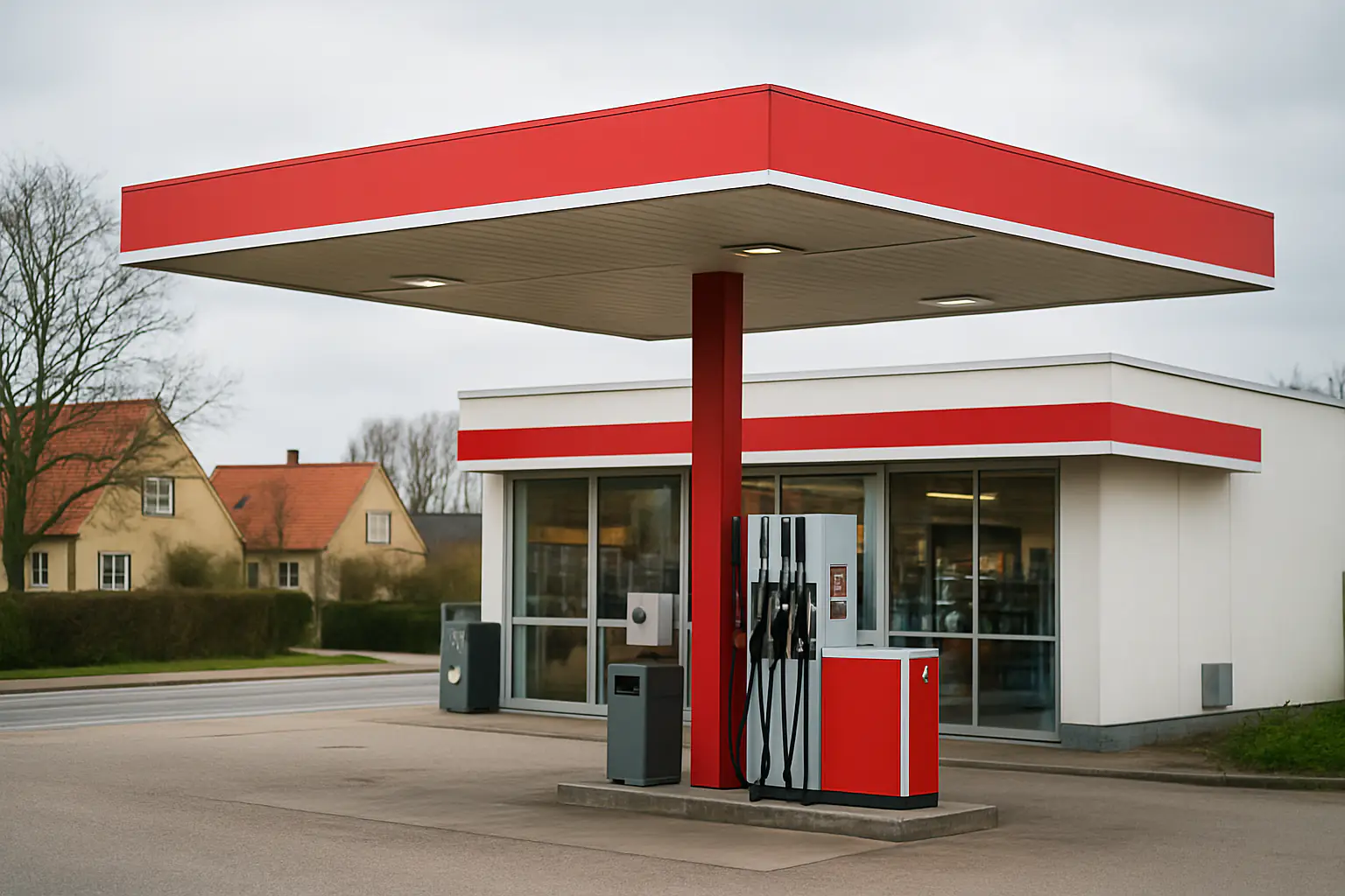 Gas Stations in Denmark (petrol stations) - opening hours and major brands [year]